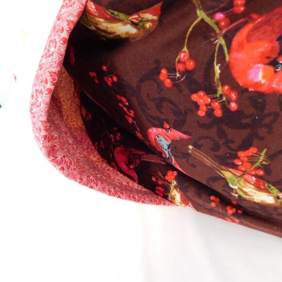 When a Cardinal Appears An Angel is Near Throw Pillow Handmade Pocket 14.5x14.5 - Picture 5 of 9